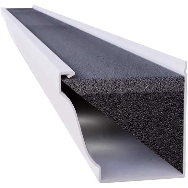 Gutterfoam GutterFoam 5 in. W X 48 in. L Black Polyether Outdoor Foam Gutter Guard 8 pk GF-K5-8BOX-C - main